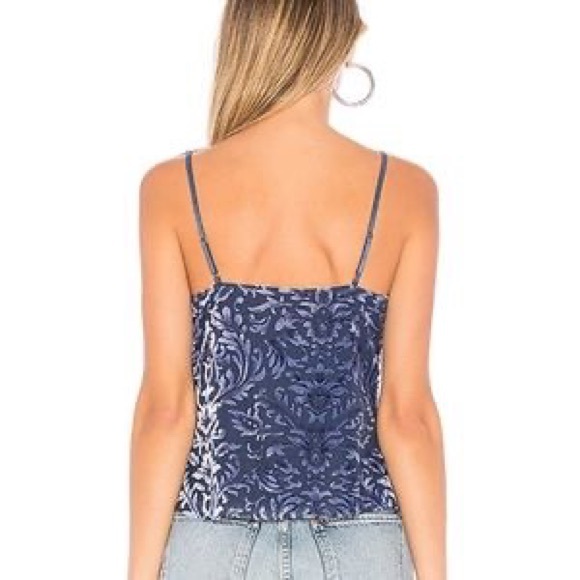 New Majorelle Women’s Velvet Cami Tank Top 90s Style Size Small - Picture 4 of 16